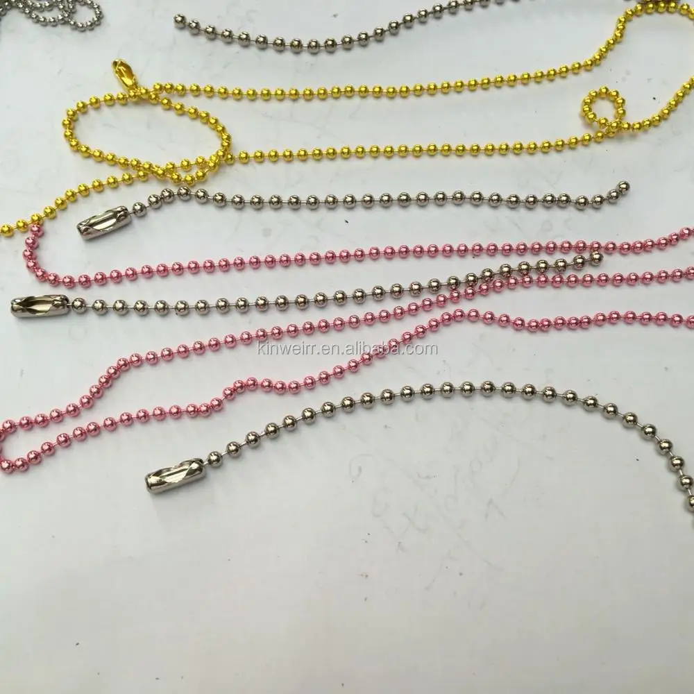 2.4mm Metal Stainless Steel Ball Chain Roll Buy Stainless Steel Ball