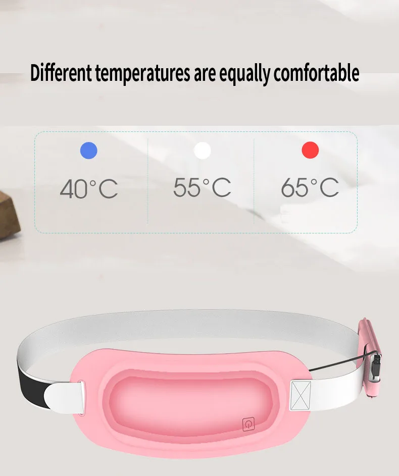 Portable Electric Heating Pad For Menstrual Period Cramps Lower Back