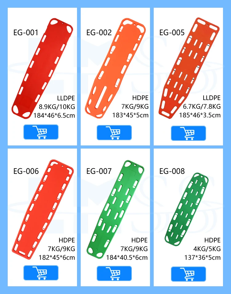 Spinal Board Supplier Eg006 Rescue Stretcher Spine Board Kit Buy