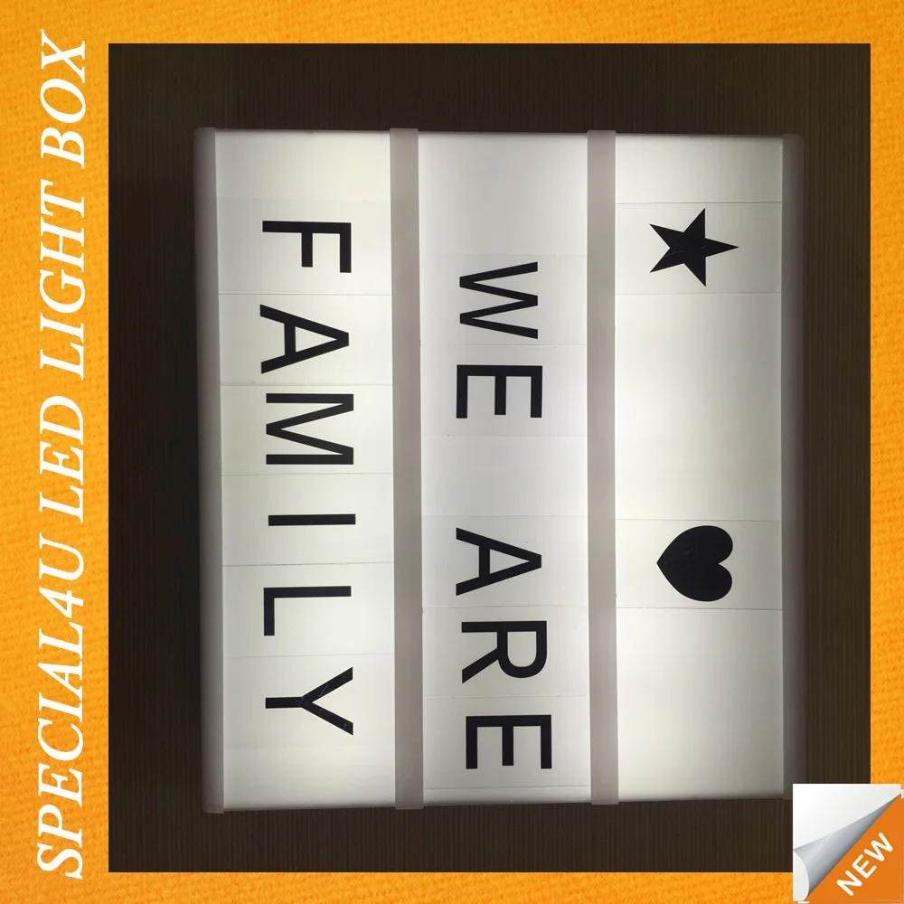 Light Box With Letters/alphabet Letters Light Box/decorative Light