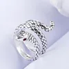 Creative Snake 925 Silver Ring Thai Silver Law has a sentimental aperture ring? Or adjustable jewelry rings