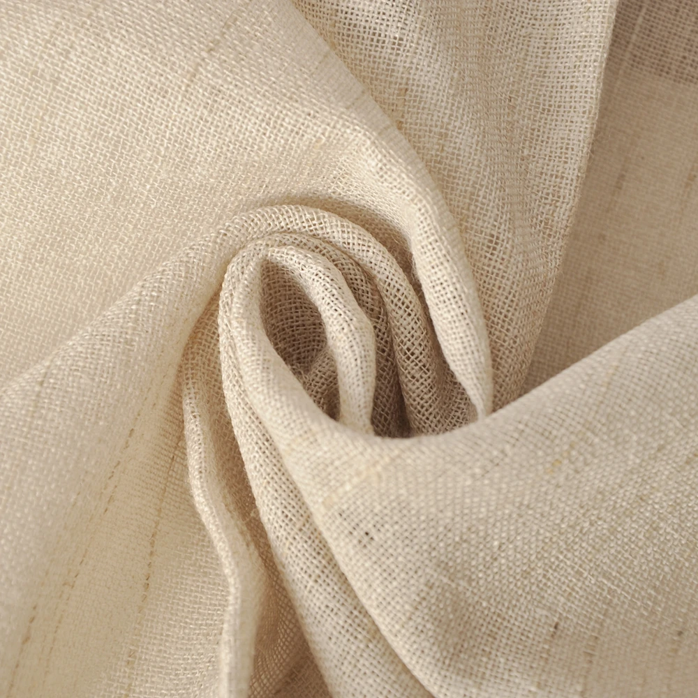 Luxury 100 Polyester Imitation Linen Curtain Fabrics For Ebay Amazon