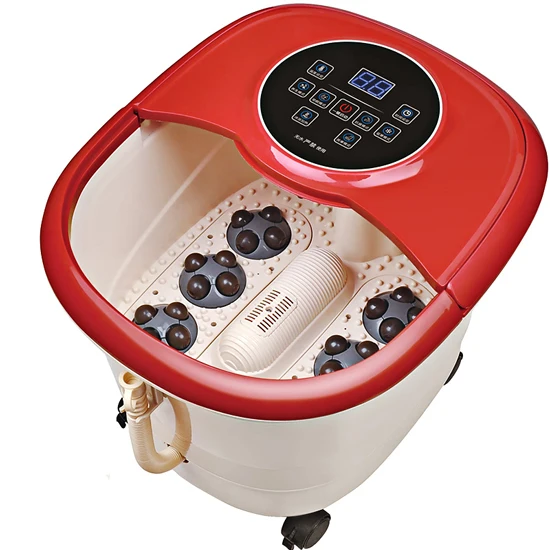 SUNWTR Portable Foot Bath 35-50 degree Magnetic Vibration Technology foot spa massager