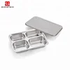 Stackable packaging lunch box stainless steel storage box with lid