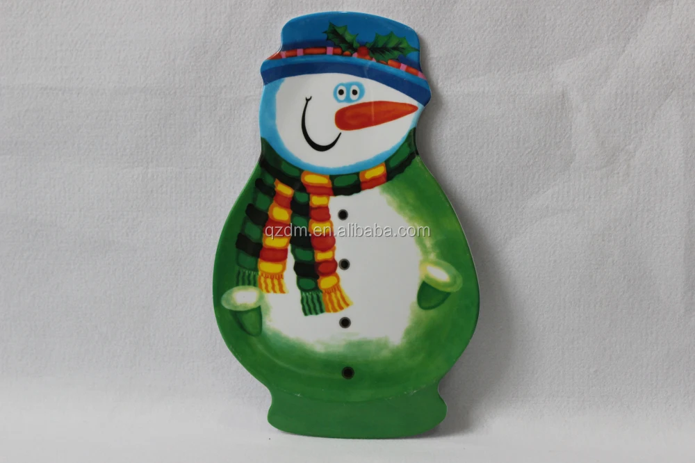 Custom-made Melamine Christmas Dishes , Xmas Plate