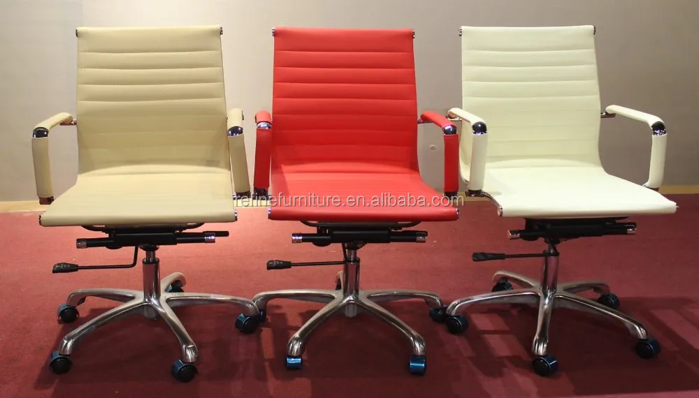 Mid Back Modern Task Executive Desk White Office Chair No Arms For Hotel Rfs075w Buy White