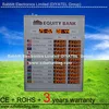 LED currency exchange display sign /electronic bank exchange board scree/BT12-72L92H-R Indoor used LED Exchange Rate Board (Red)