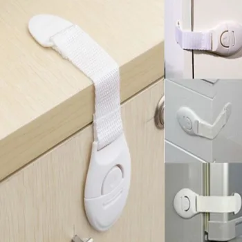 2pcs Cabinet Door Drawers Refrigerator Toilet Safety Plastic Lock For 2pcs Cabinet Door Drawers Refrigerator Toilet Safety Plastic Lock For Child Kid Baby