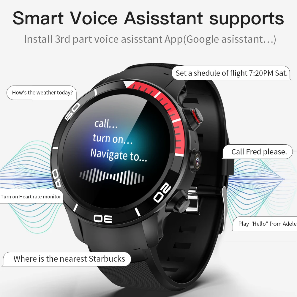 microwear h8 4g smartwatch