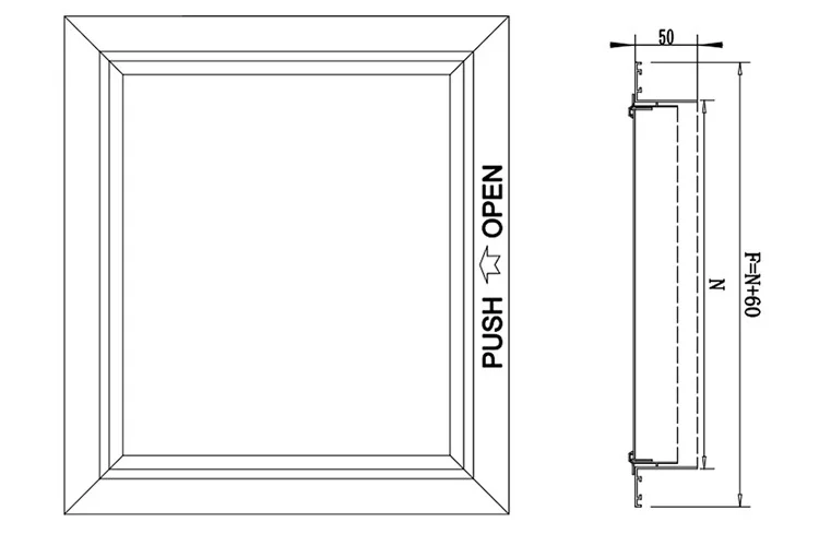 Fire Rate Duct Plasterboard Access Panel For Ceiling - Buy Access Panel ...