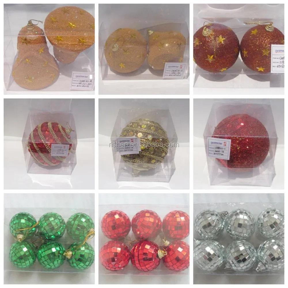 Shiny&matt&glitter Red Plastic Christmas Ball Christmas Tree Ornament Buy Red Plastic