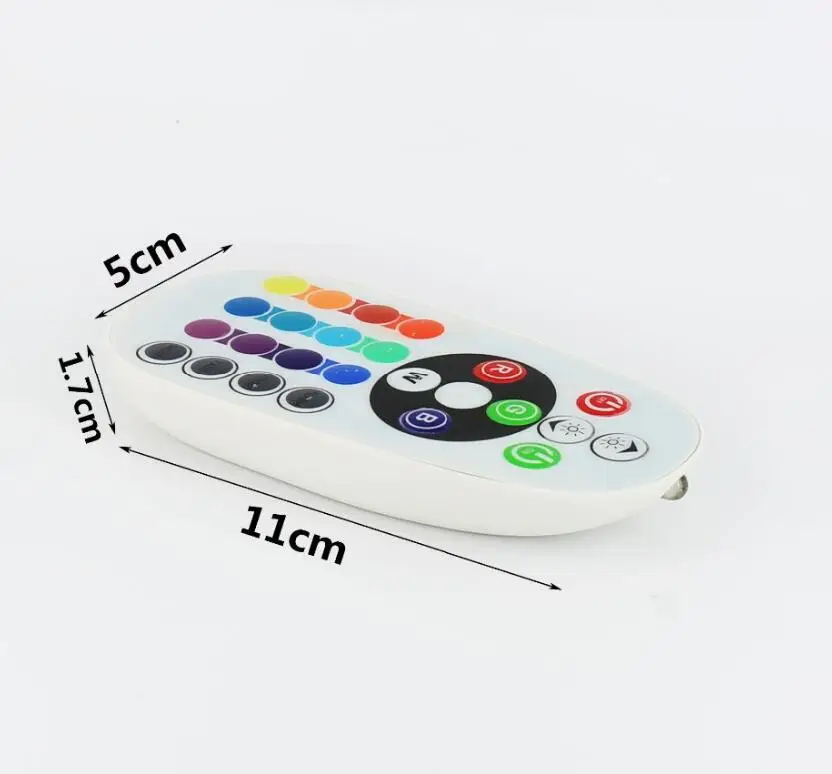 High voltage 110V RGB led strip Controller with 24Keys Wireless IR Remote Control