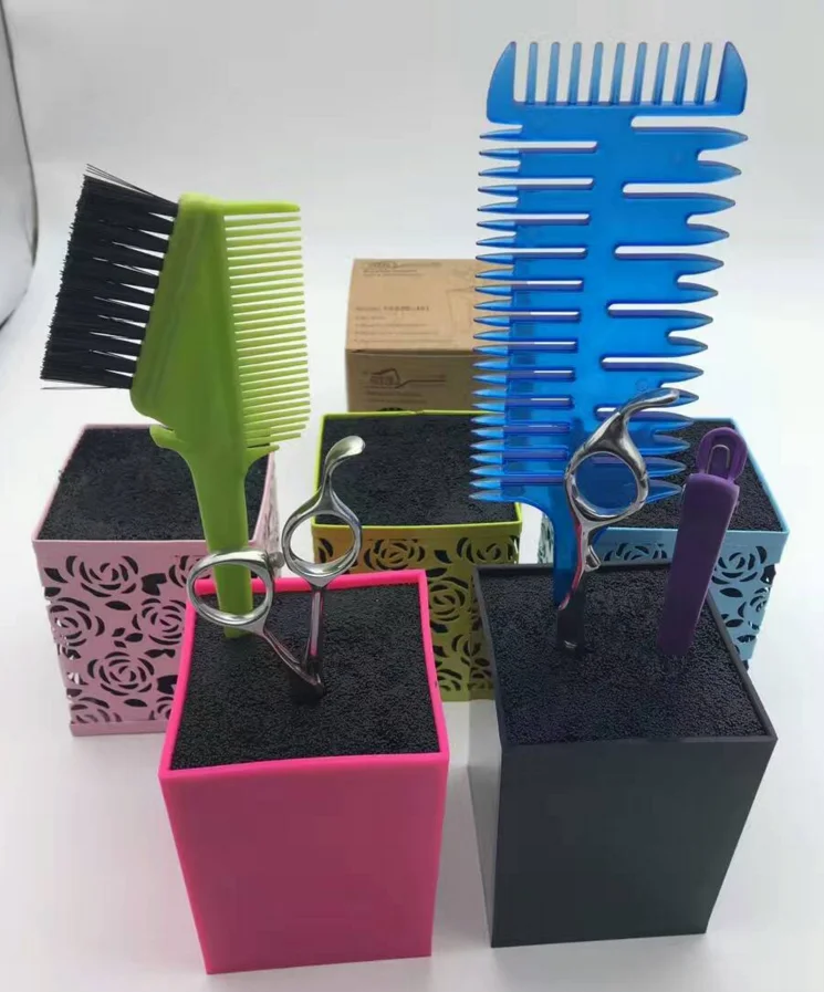 2017 Professional Salon Scissors Holder,Scissors Organizer,Hair Stylist Storage Box For Scissors