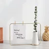small ceramic vase green plant dried flower household decoration photo frame