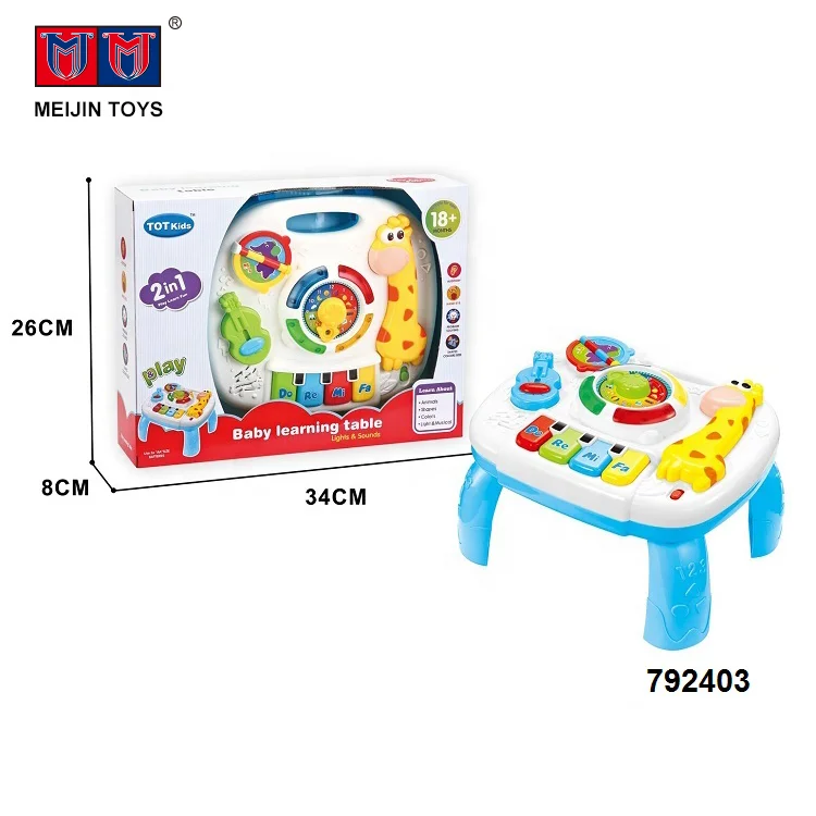 musical learning table for babies