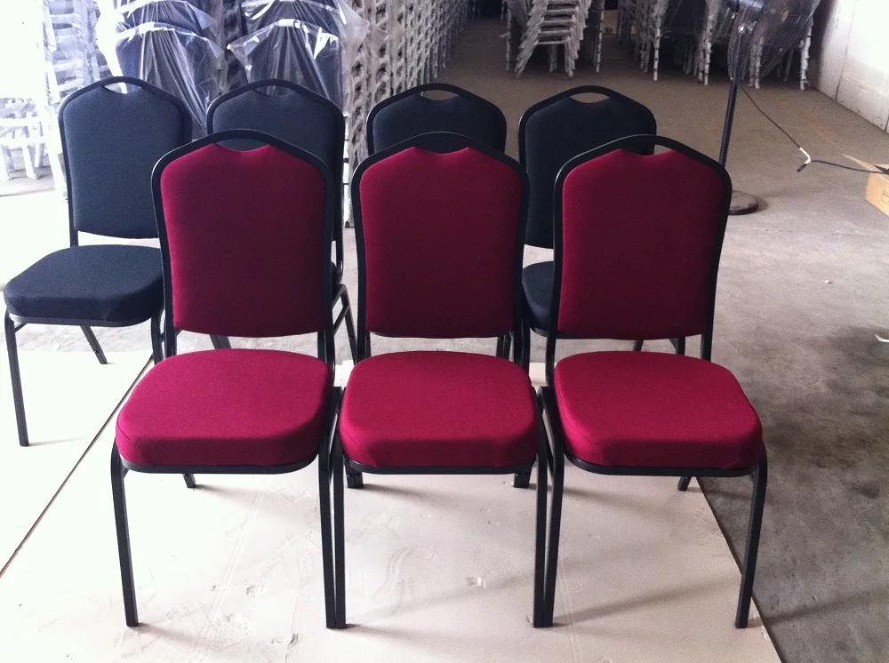 Under 20 Hotel Used Wholesale Stacking Metal Frame Banquet Chair On