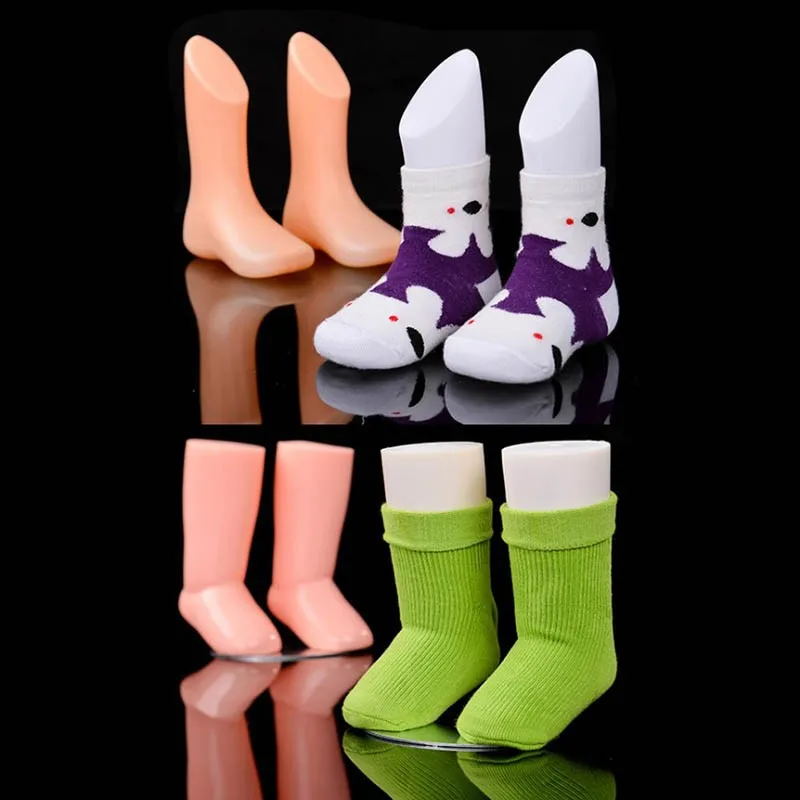 Baby Children Kids Feet Foot Mannequin Foot Model Socks Display & Magnets 
