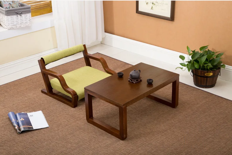 Accoudoir Coreen Zaisu Chaise De Salle A Manger Japonaise Buy