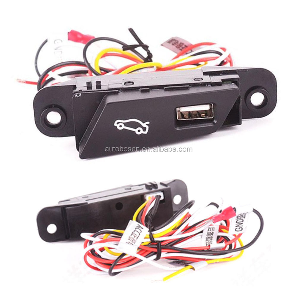 Refit Car Trunk Usb Automatic Control Switch Luggage Button / Trunk