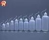 3ml 5ml 10ml 15ml 20ml 30ml 50ml 60ml 100ml LDPE e liquid bottle with long metal pin and silicon cover