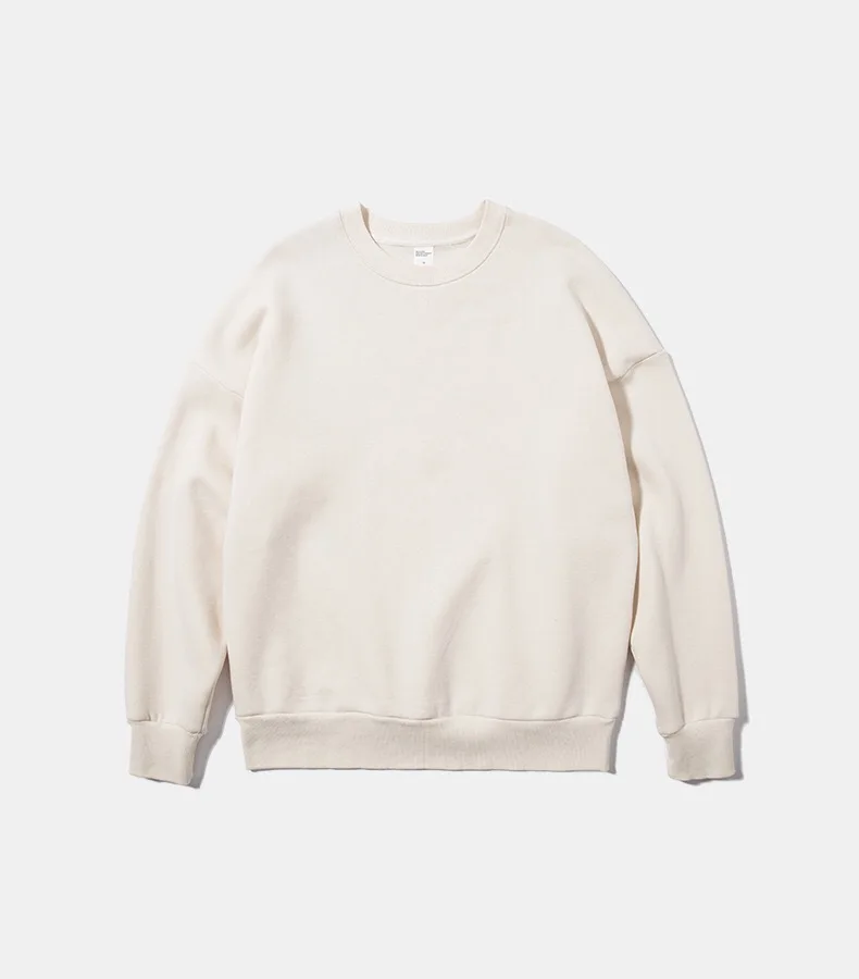Oem Wholesale White Hoodie Blank Crew Neck Sweatshirt For Men - Buy ...