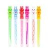 Wholesale Cheap Price Easter Bubble Toy Plastic Rabbit Designed Soap Bubble Stick For Kids