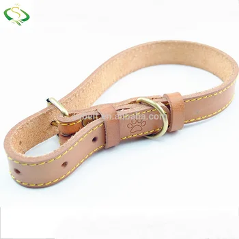 Custom Eco-friendly Genuine Leather Dog Leather Pet Collars Leashes For Sale - Buy Dog Collar ...