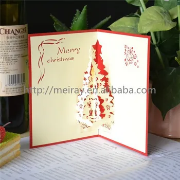 Fancy Design Creative Laser Cut Handmade QuotChristmas Treequot 3d Christmas Cards Fancy Design Creative Laser Cut Handmade QuotChristmas Treequot 3d Christmas Cards