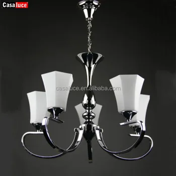 E14 Trumpet Shaded Glass Lampshades Chrome Iron Lamps Wedding Large Maria Theresa Chandelier For High Ceilings Buy Chandelier For High