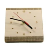 The Flex Time Clock Wooden Table Clocks Decorative Wood Timepiece