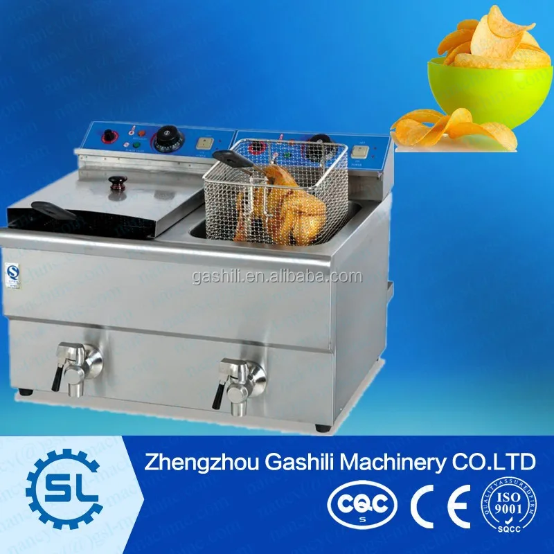 Counter Top Frying Chicken Wing Machine/chicken Wings Fryer Machine