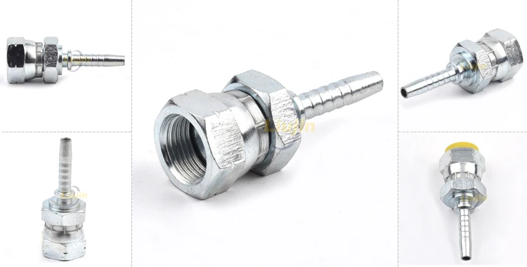 Hydraulic hose pipe fitting crimping machine 60 degree female hydraulic fittings