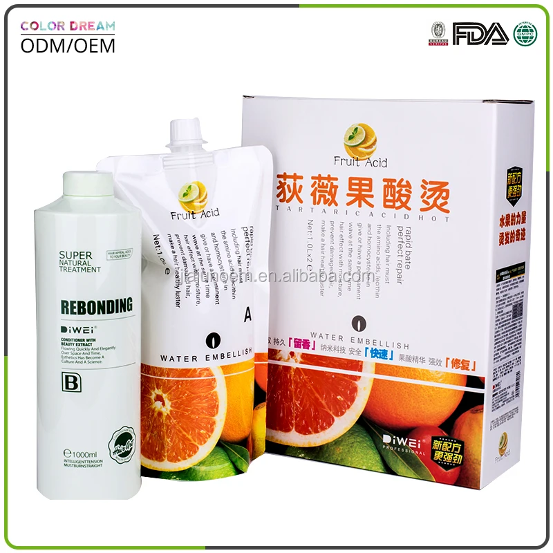 Most Popular Fruit Acid Hair Perm Brands Hair Rebonding Cream Buy