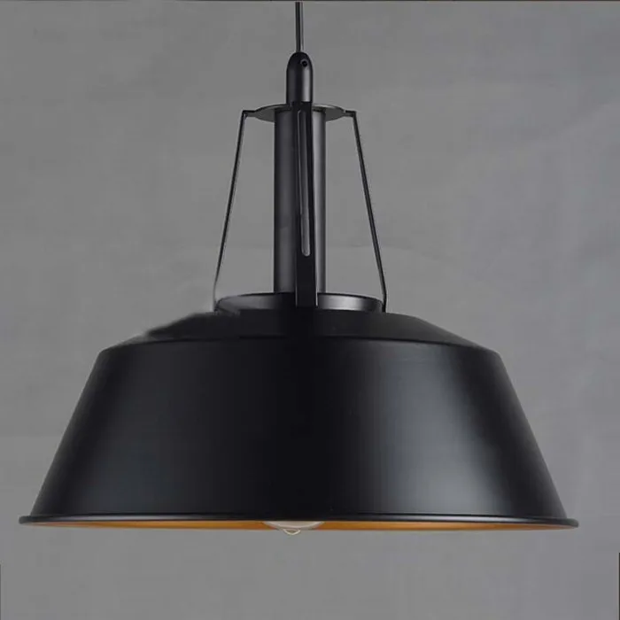Black Iron Led Kitchen Hood Light Globe Pendant Lamp Lighting Buy Led