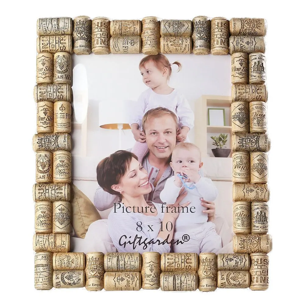Giftgarden 8x10 Picture Frame Wine Cork Home Frames for 8 by 10 inch Photo