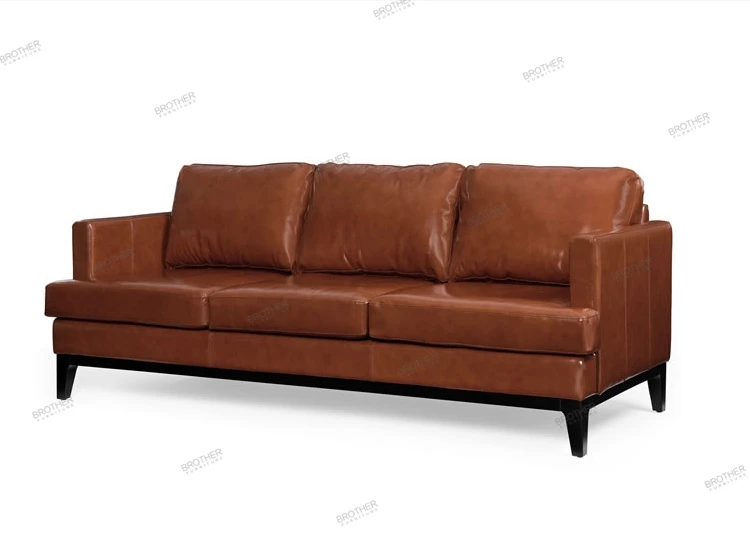 wooden design 3 seater sofa