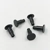 Black zinc sem-tubular step rivet