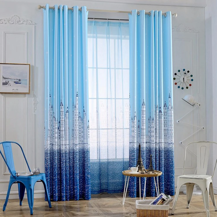 printed curtains