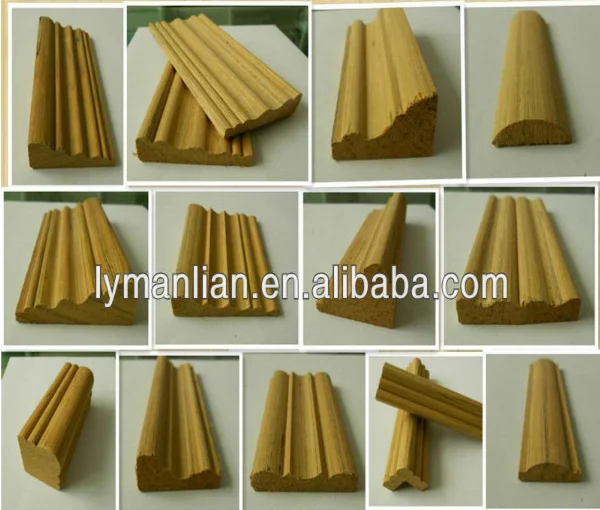 exterior molding/engineered teak wood moulding/flexible wood moulding