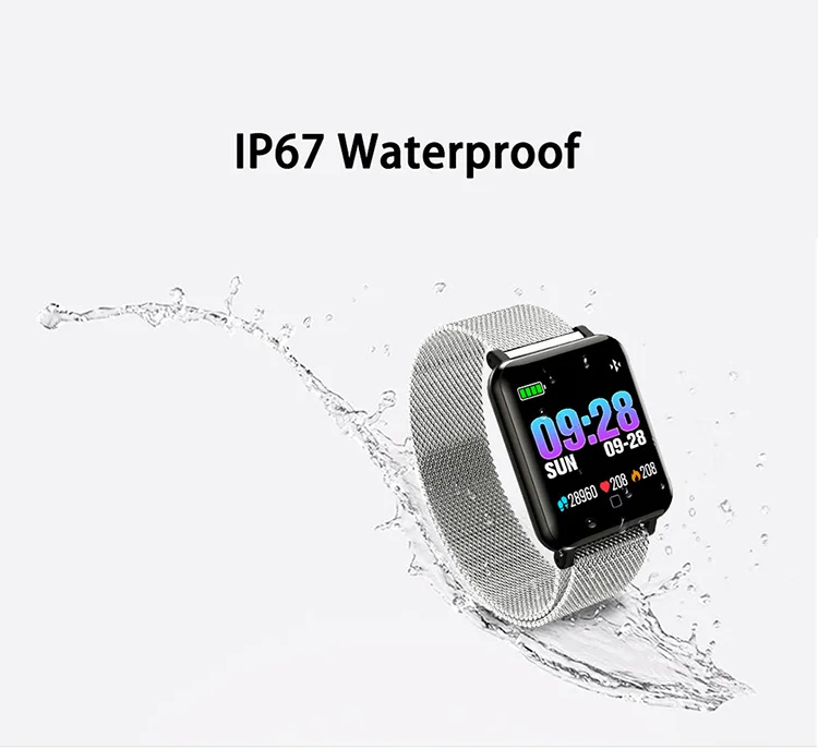 Factory Selling Colorful M19 IP68 Waterproof Smartband