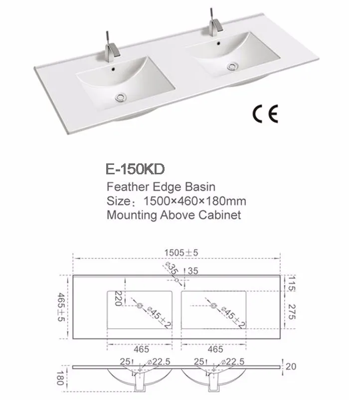 Semicounter Ceramic Washbasin Pakistan Rectangular Vessel Sinks