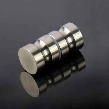 Stainless Steel Shower Glass Door Knobs Modern Elegant Bathroom