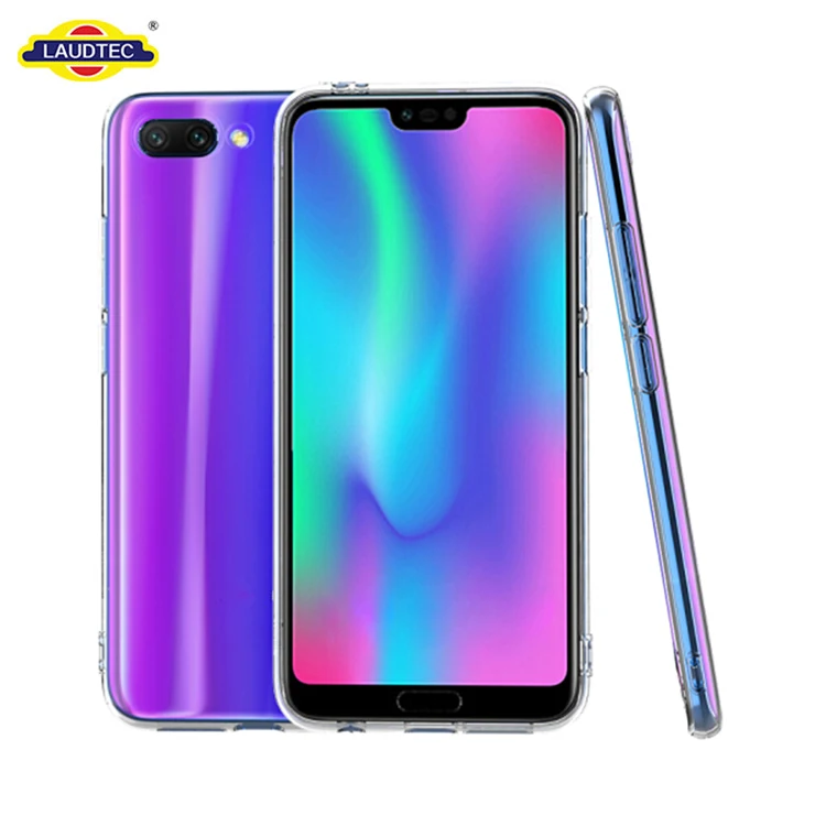 2018 Slim Clear Phone Case for Huawei Honor 10 Anti-Yellow Clear Soft TPU Bumper Silicone Ultra Slim Cover for Huawei Honor 10 Anti Dust Drop Finger Print Scratch Transparent Mobile Phone Cover Clear Cellphone Back Case Cover