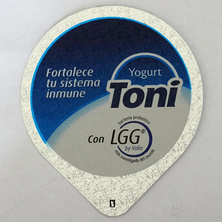 Food Grade Plastic film laminated Aluminum lidding foil
