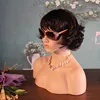 XINJI Female Fiberglass Manikin Heads Realistic Mannequin Head Sale For Wig Hat And Jewelry Display
