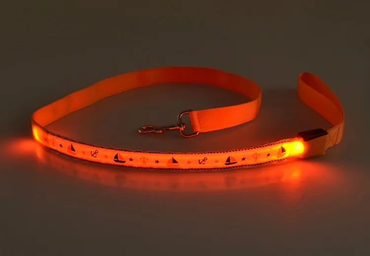 Supply Led Dog Collar And Leash Hand Free Luminous Rope Dog Leash With Led Flashing Buy Leash