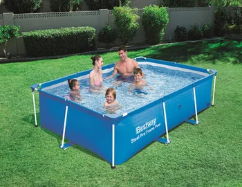 Bestway 7ft 8ft 9ft 13ft Steel Pro Rectangular Frame Swimming Pool