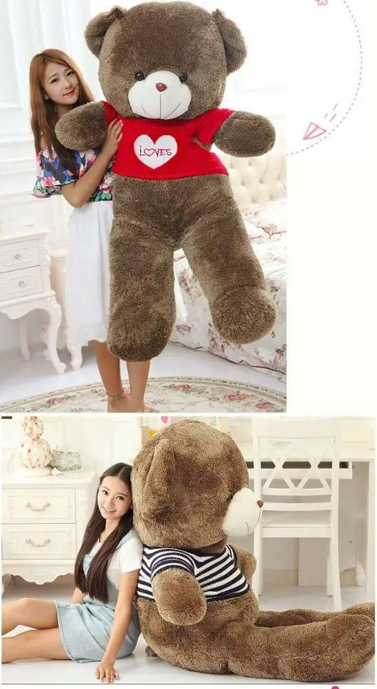 New Arrive 60cm Kawaii Sweater Teddy Bear Kids Plush Toys High-quality Baby Toys Stuffed Doll 