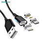 1m/3.3ft USB Fast Charging Magnetic Micro USB Cable with LED Indicator Compatible with Android Device
