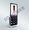 shopping mall wifi data transfer flat screen tv for video/picture advertising blue mobile phone charger locker